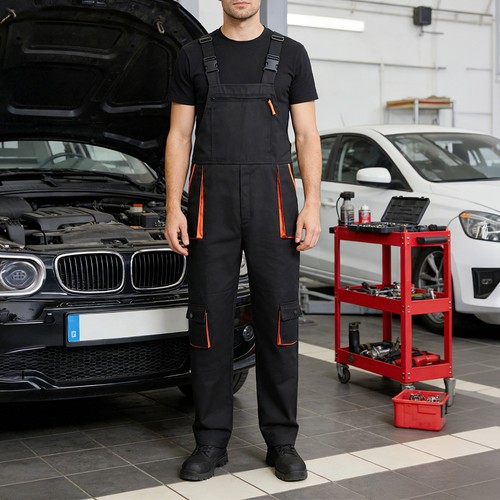 Men bib brace overalls heavy - men,