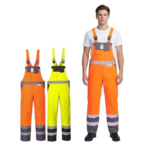 Workwear vis bib brace - &,
