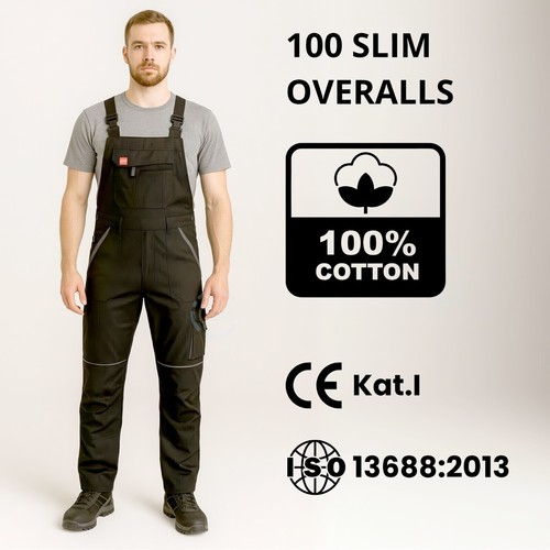 Bib brace overalls men - &,