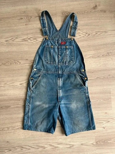 Dickies short denim dungarees - dickies,