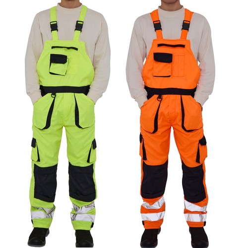 Vis bib brace dungarees - ,