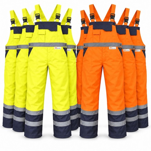 High vis waterproof bib - vis,
