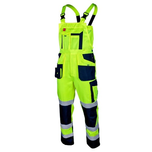 Yellow flash vis bib - flash,