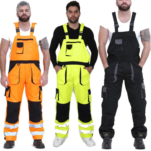 Men vis contrast bib - hi,